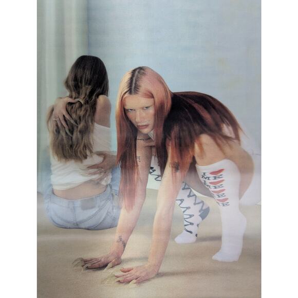 Wet Leg Signed Moisturizer Vinyl 3D Lenticular Sleeve Cream LP - Picture 4 of 16